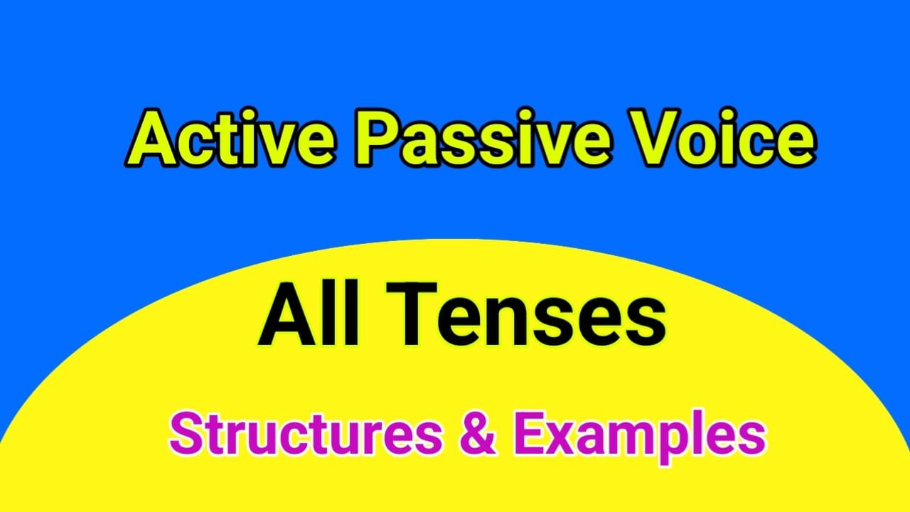 i have done my homework passive voice