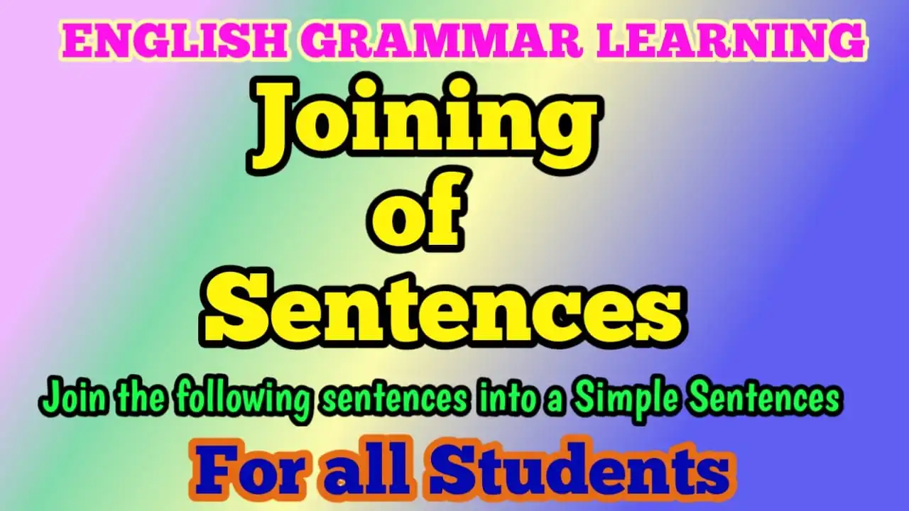 Join into simple sentences with Participles Infinitives Gerunds