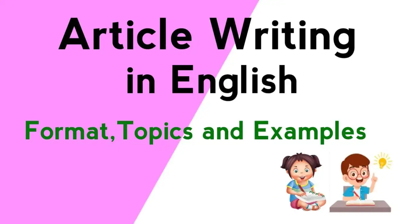 article writing format topics
