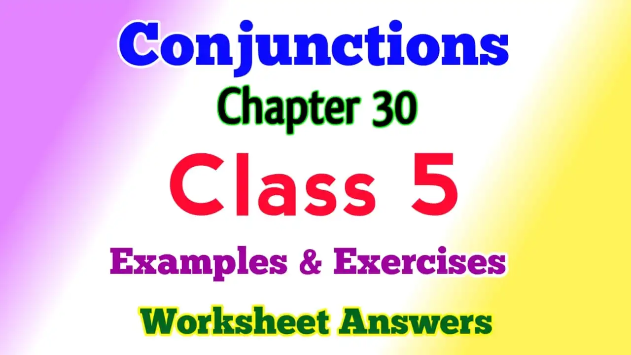 conjunctions-class-5-english-grammar