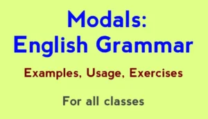 Modals in English Grammar: Examples, Usage, Exercises