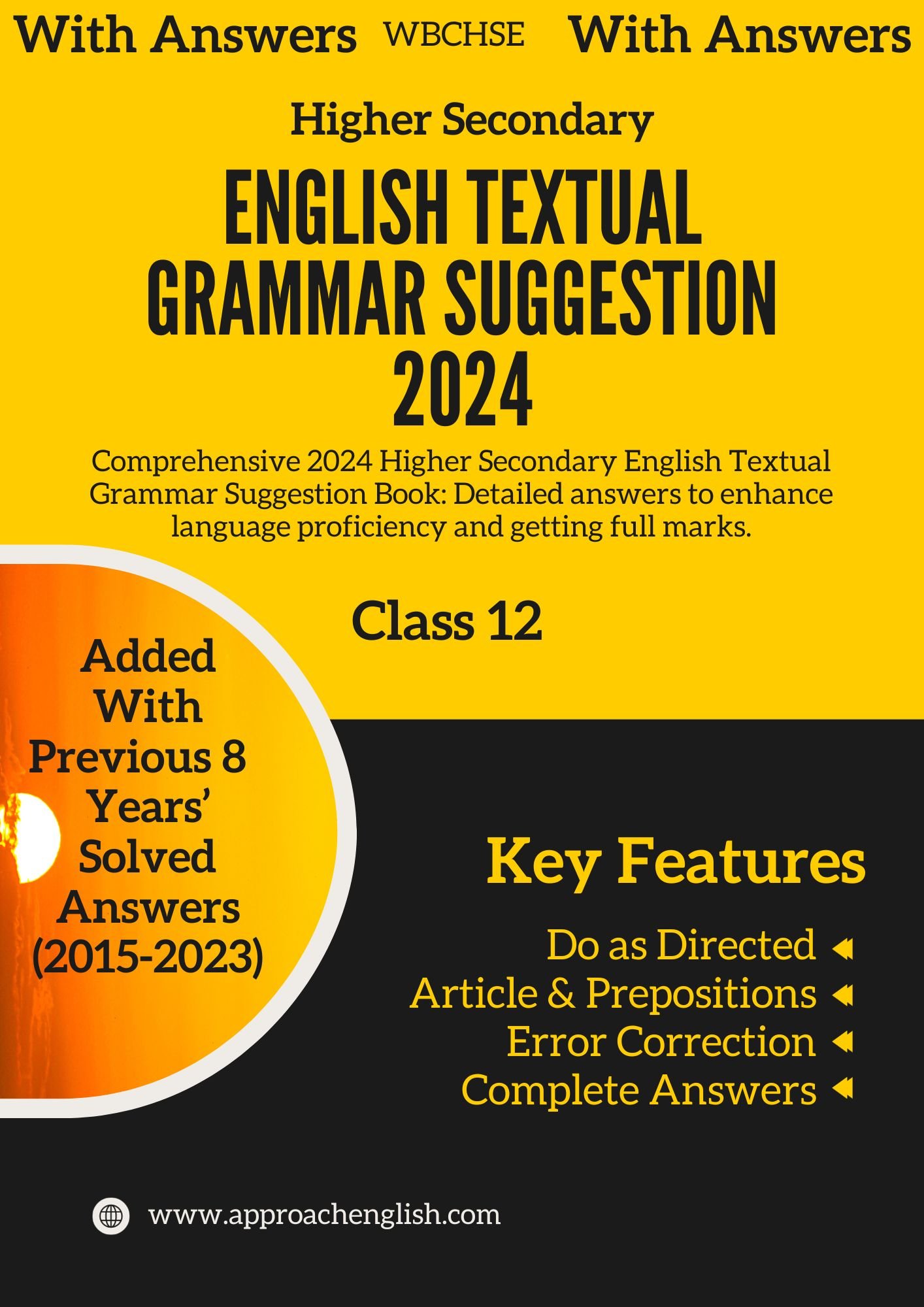 H S English Textual Grammar Suggestion 2024 with Answers